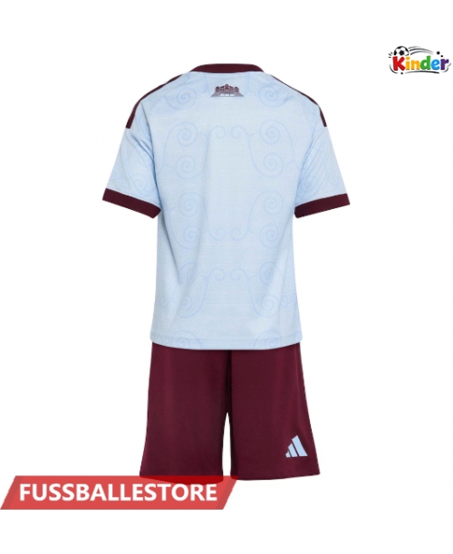 Günstige Aston Villa 3rd trikot Kinder 2026-27 Kurzarm (+ Kurze Hosen)